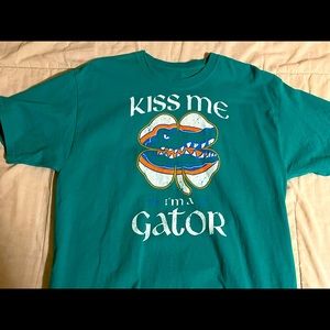 Large T-shirt - “ Kiss Me I’m A Gator” - St Patrick’s Day